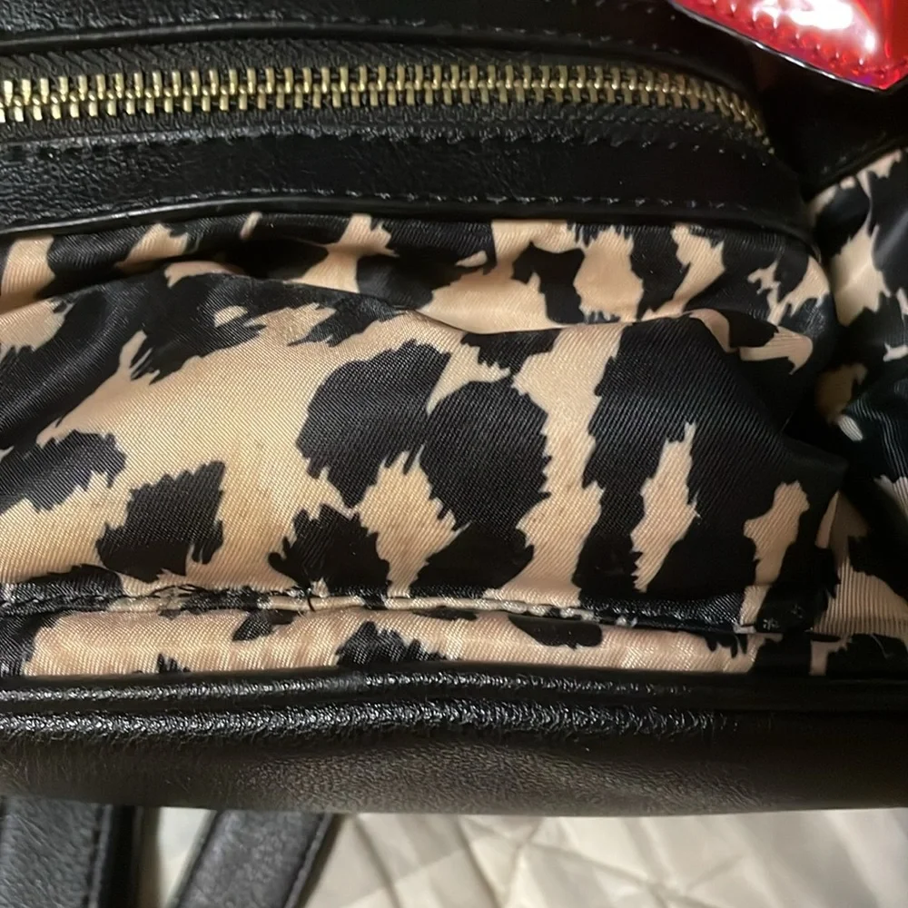 Juicy Couture cheetah print backpack